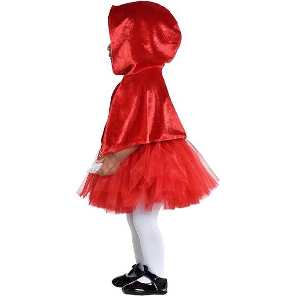 Infant Little Red Riding Hood 12-24 Month Halloween Costume Tutu Cape up to 30lb - Picture 3 of 5